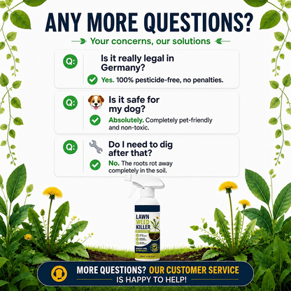 [Easy and stress-free weeding in the garden] Herbicide for domestic use