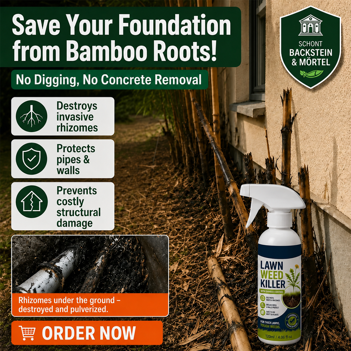 [Easy and stress-free weeding in the garden] Herbicide for domestic use