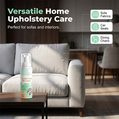 Last Day Special Price ! Buy 1 Get 1 Free Waterless Carpet Foam Stain Remover with Towel