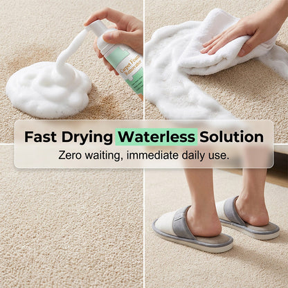 Last Day Special Price ! Buy 1 Get 1 Free Waterless Carpet Foam Stain Remover with Towel